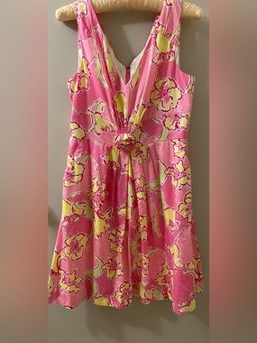 Lilly Pulitzer Pink Floral Dress